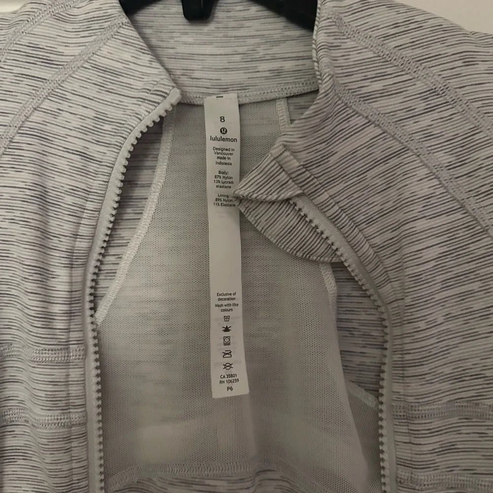 Gray Zip-Up Athletic Jacket - Picture 3 of 3